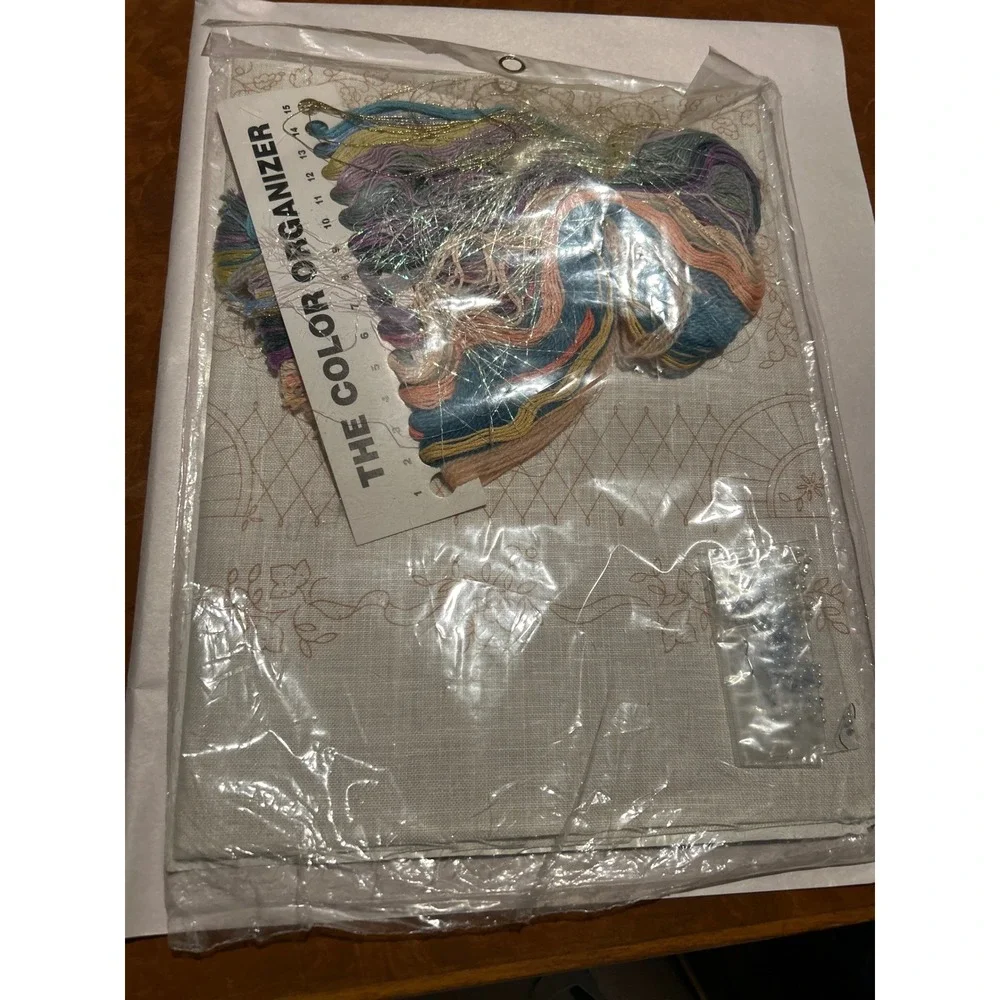 Elsa Williams Victoriana Sampler Crewel Embroidery Kit 00415 Nancy Bombard Wool
